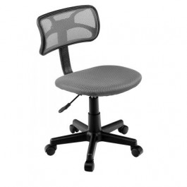 Scaun birou copii, Sidney, Negru, Textil